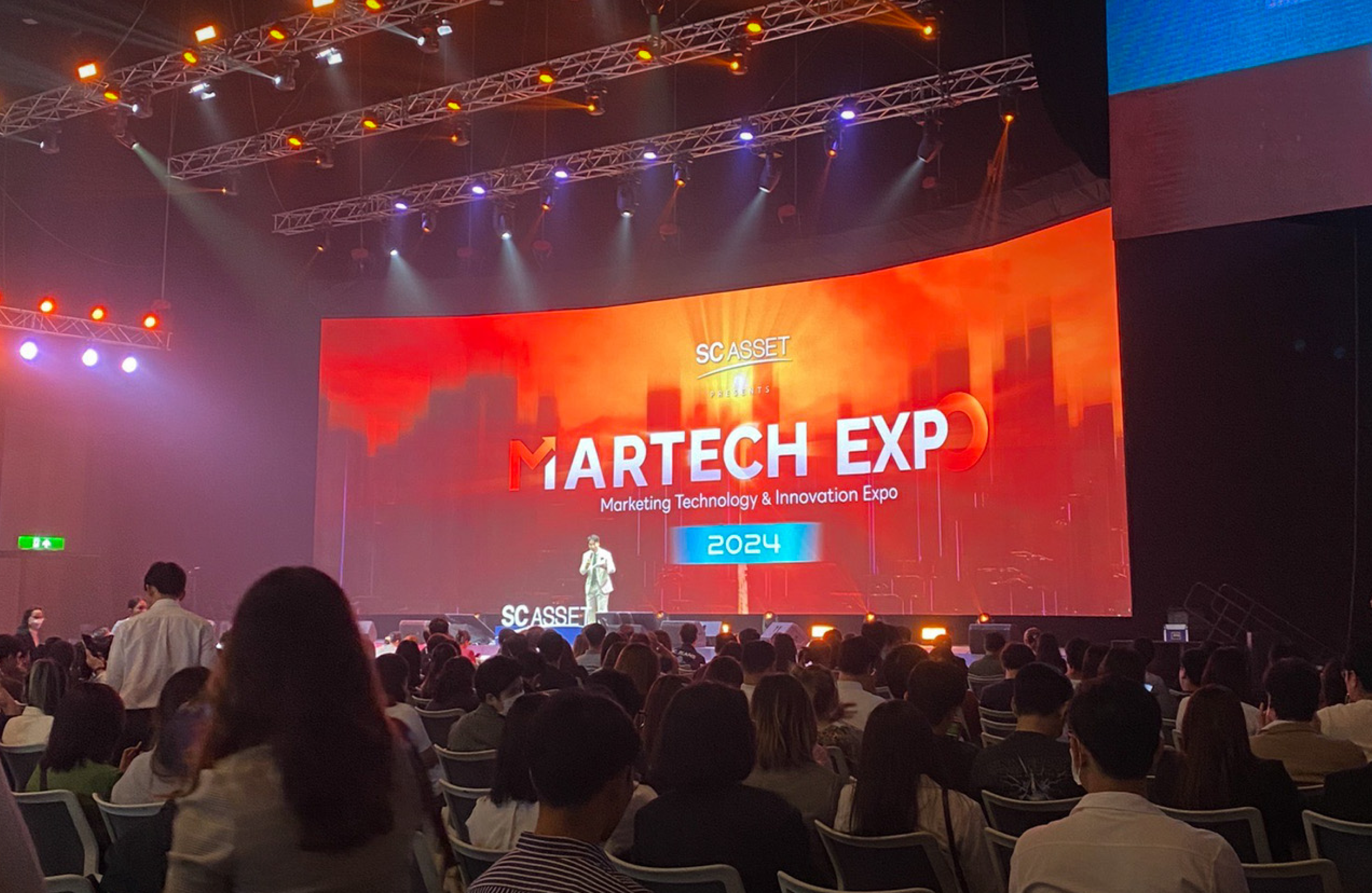 ภาพบรรยากาศงาน Martech expo 2024 กับ IMC