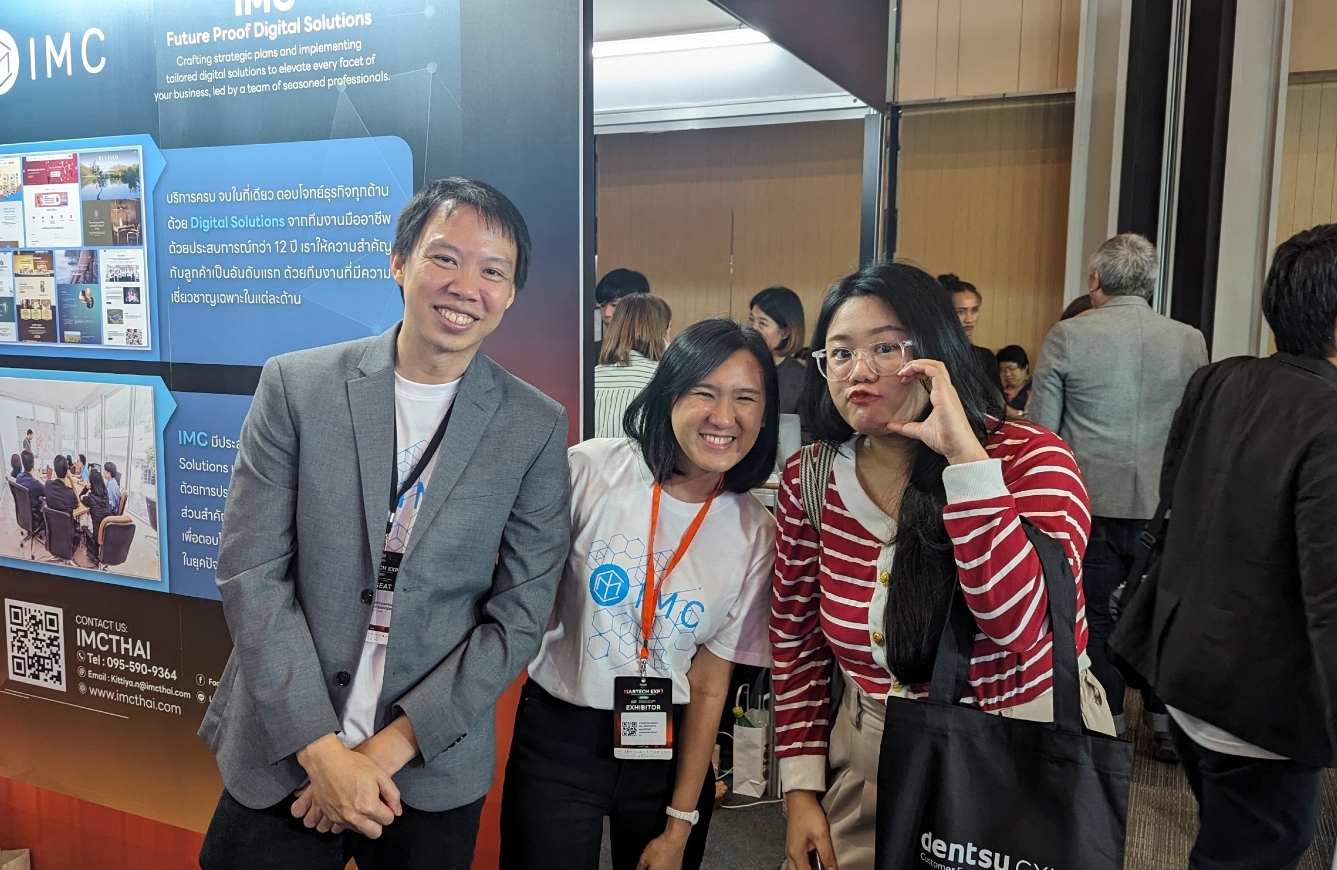 ภาพบรรยากาศงาน Martech expo 2024 กับ IMC